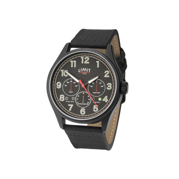 Horloge "Limit Aviator-style"