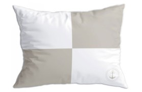 2 coussins "Flags 2" beiges