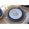 Set 6 Assiette Creuse HARM. Blue