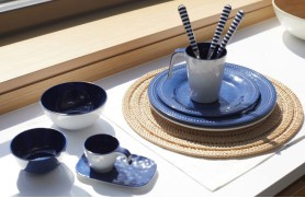 Set 6 Assiette Creuse HARM. Blue