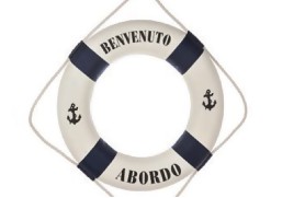 Garde de vie "Bienvenido a Bordo"