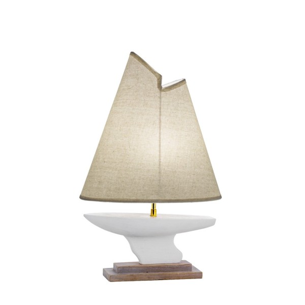 Lampe avec voilier