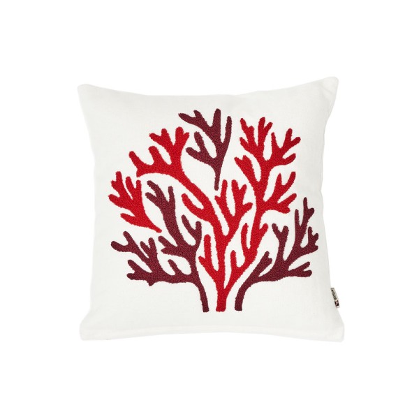 Coussin corail