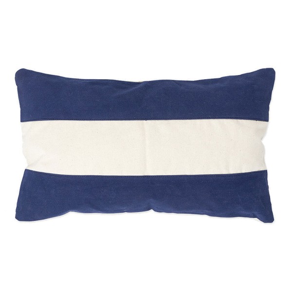 coussin bleu